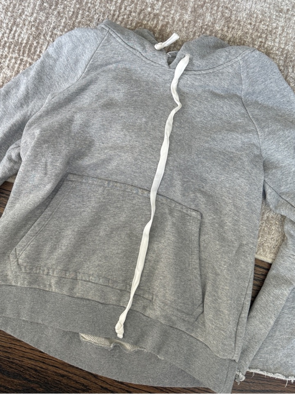 A.L.C. Gray Women's Hoodie Sweater